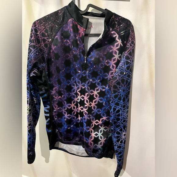 Colorful Geometric Patterned Jacket - Picture 1 of 2
